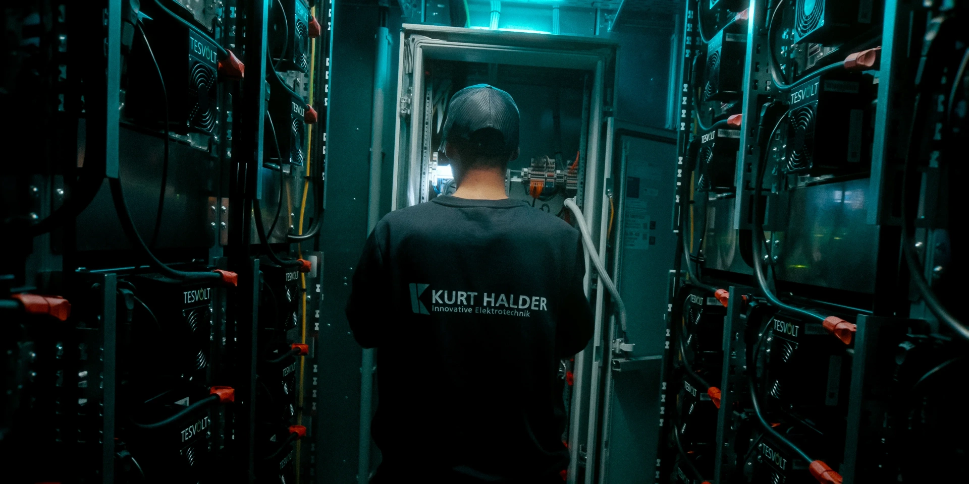 Inbetriebnahme eines Großspeichers durch Kurt Halder