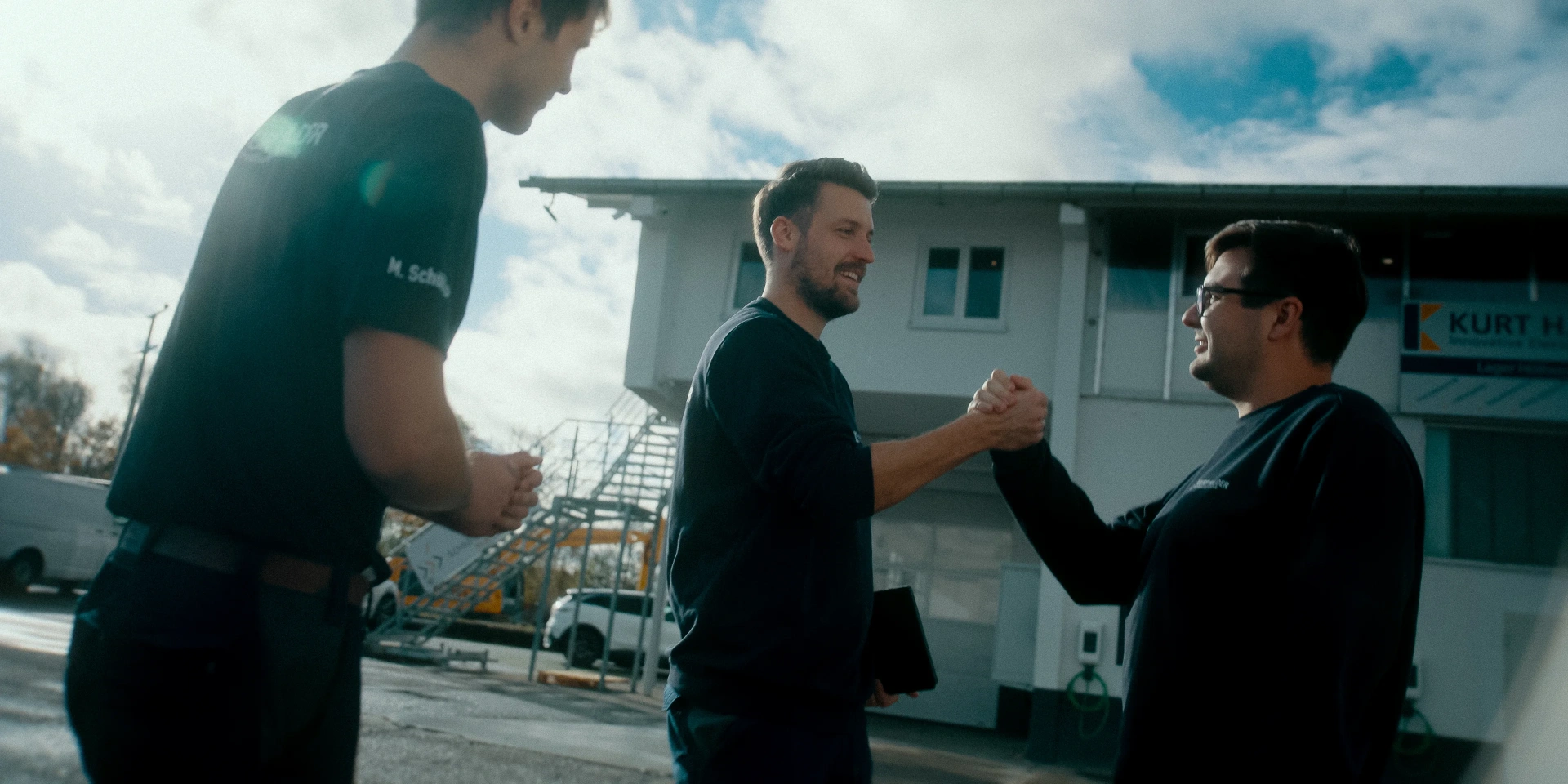 Kollegen im Gespräch